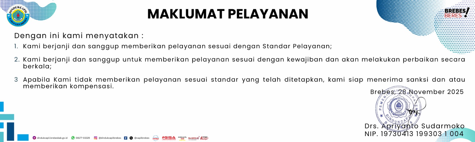 Maklumat Pelayanan