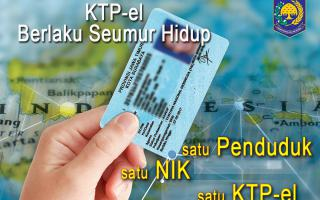 KTP-EL BERLAKU SEUMUR HIDUP